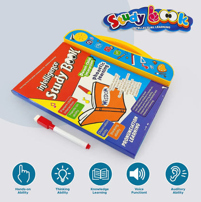 Kids Intelligence Sound Book – Fun Learning with Letters, Words, Numbers & Shapes + [Free Printable Preschool PDF Included]