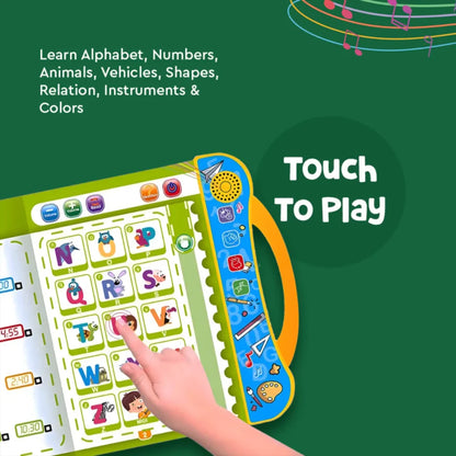 Kids Intelligence Sound Book – Fun Learning with Letters, Words, Numbers & Shapes + [Free Printable Preschool PDF Included]