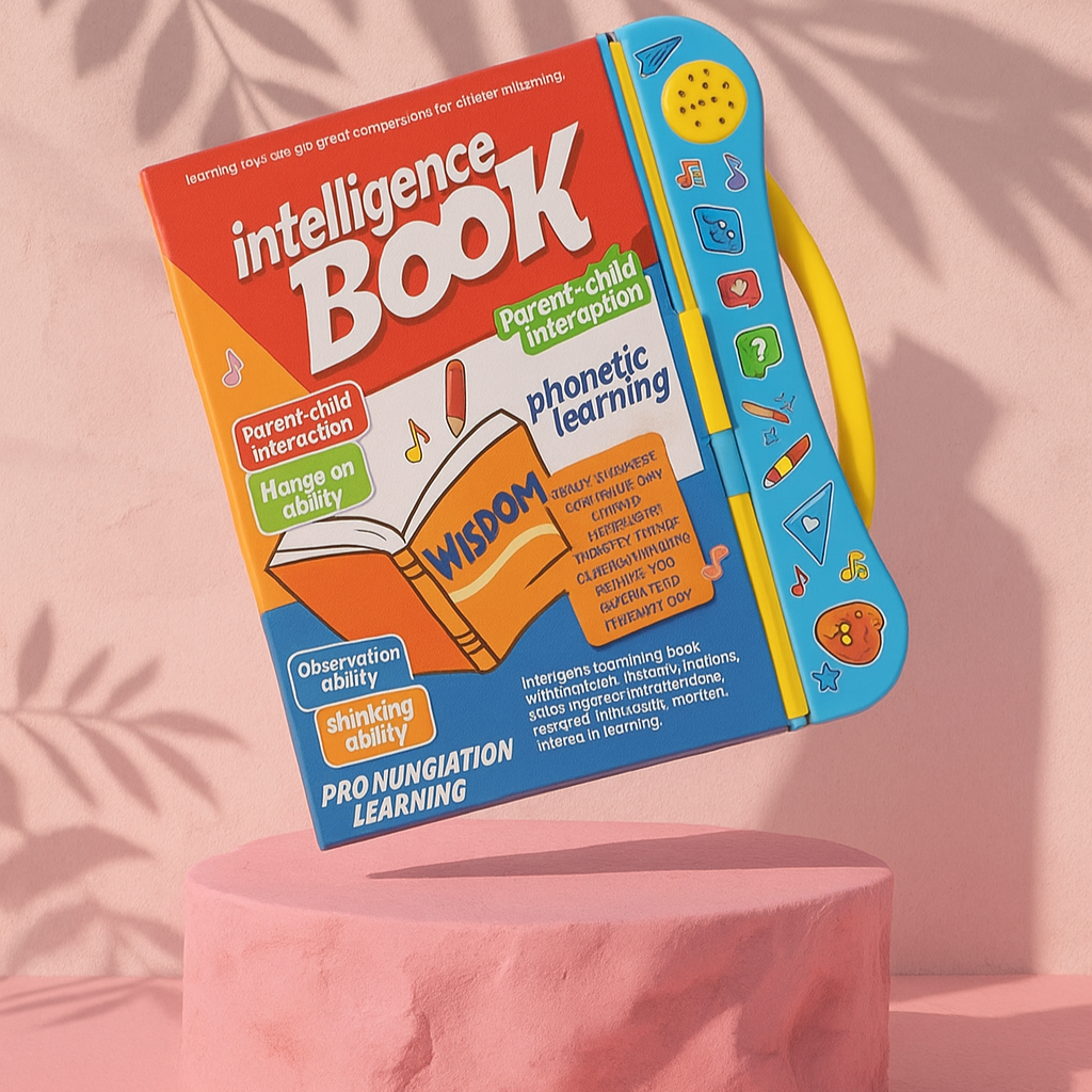 Kids Intelligence Sound Book – Fun Learning with Letters, Words, Numbers & Shapes + [Free Printable Preschool PDF Included]